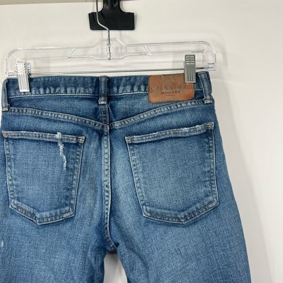 Moussy Mid-Rise Distressed Skinny Jeans - Picture 6 of 8